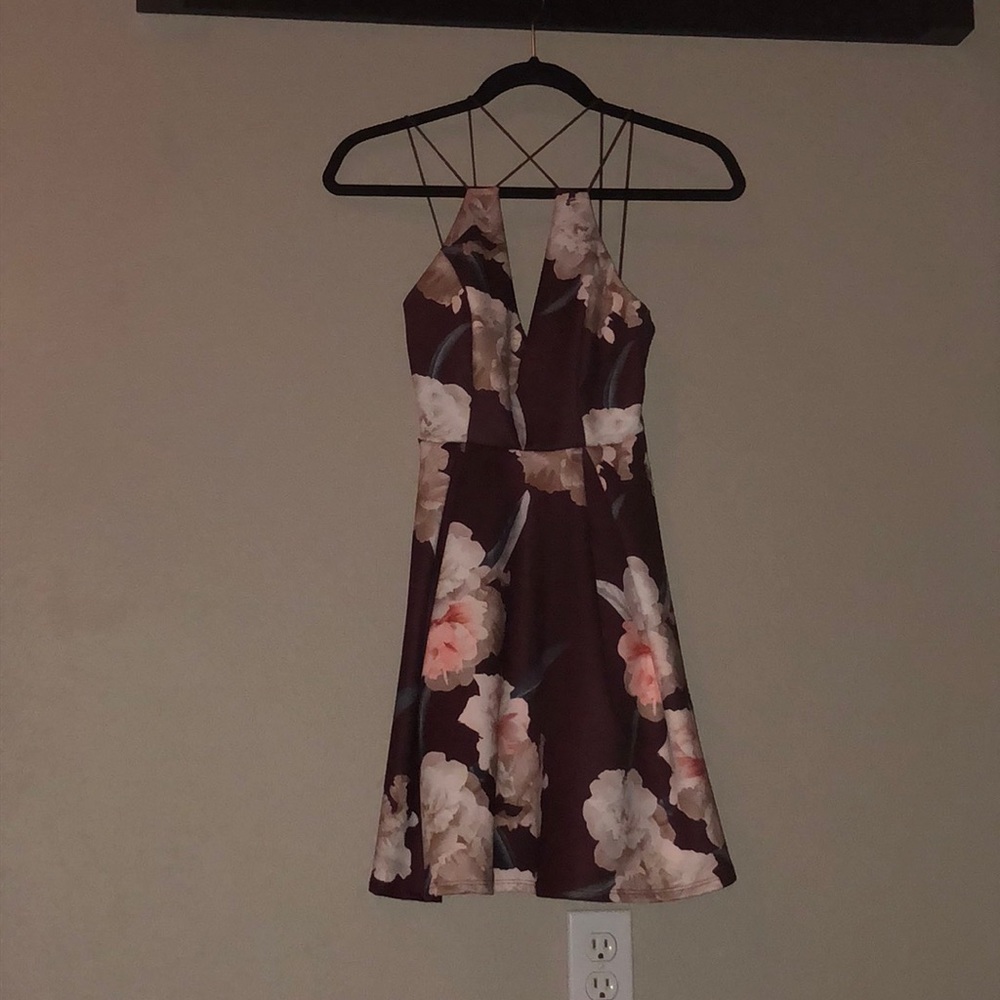 Homecoming dress burgundy